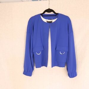 Ming Wang Sapphire Blue Jacket and Pants new size L